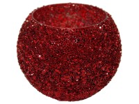 Mega Collections Kvetináč Strass Bowl červená pr. 11 x 8,5 cm Mega Collections Kvetináč Strass Bowl červená pr. 11 x 8,5 cm