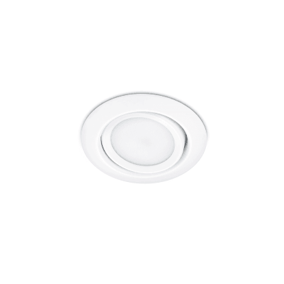 Trio Vstavané svietidlo Rila biela matná, 1 x LED 5 W, pr. 80 mm