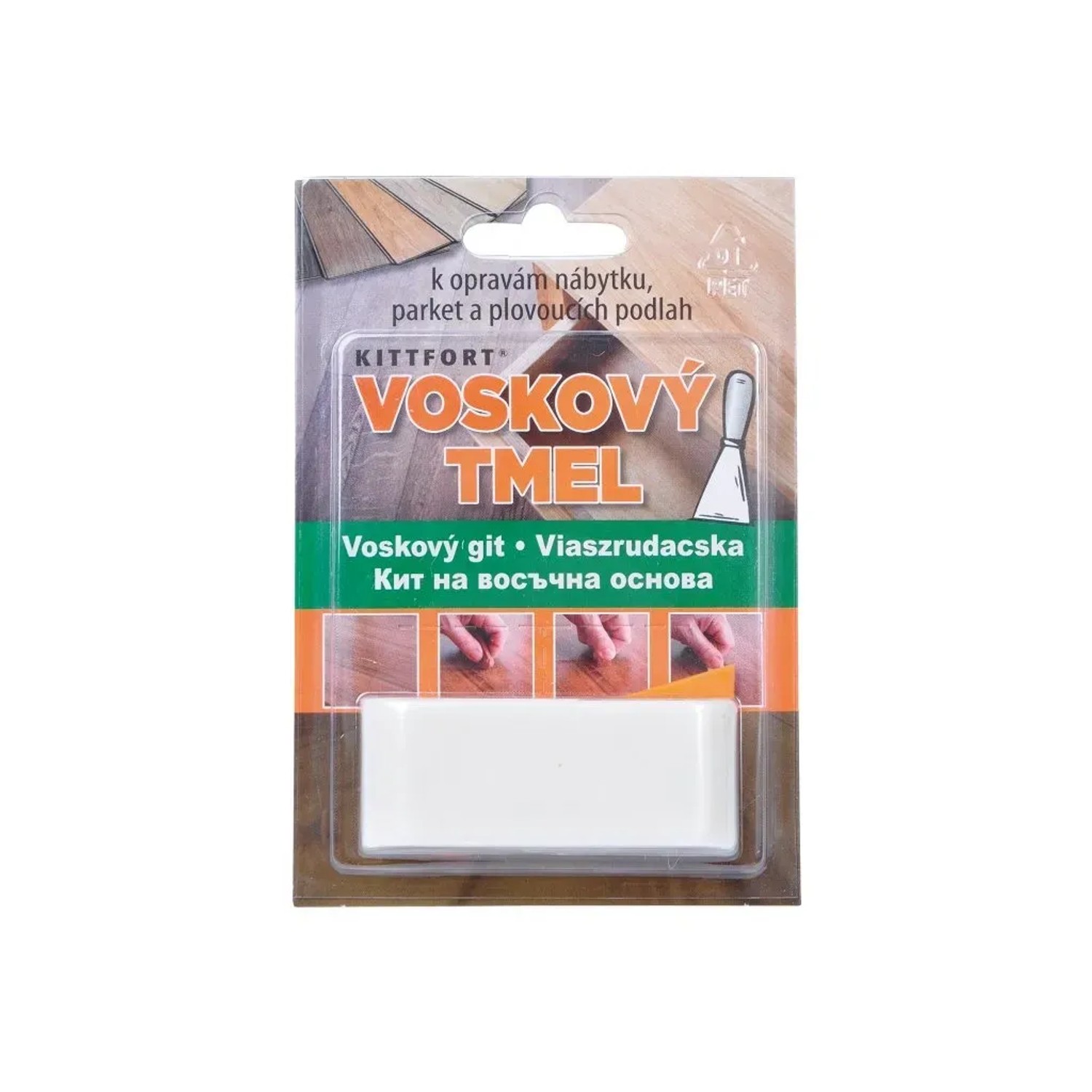 E-shop Kittfort Voskový tmel biely 12 g