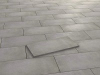 Euro Stone Terasová dlaždica FSZ Vero 2.0 Zement, sivá, 50 x 100 cm