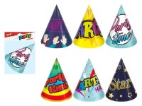 MFP Paper Klobúčik karnevalový papierový mix č. 3, 6 ks, 16 cm