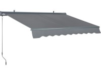 OBI Kĺbová markíza Belport s motorom, antracitová, 300 x 200 cm