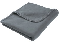 Flaušová deka Uni 130 cm x 160 cm antracitová
