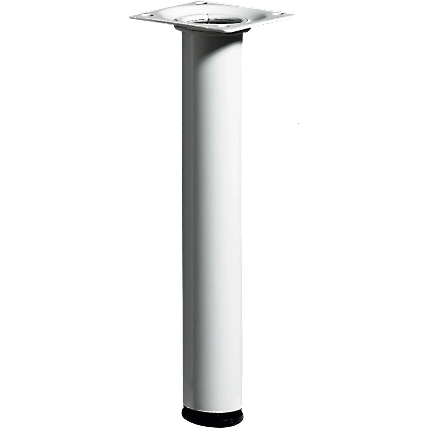 E-shop Hettich Nábytková noha guľatá pr. 30 mm x 200 mm, biela