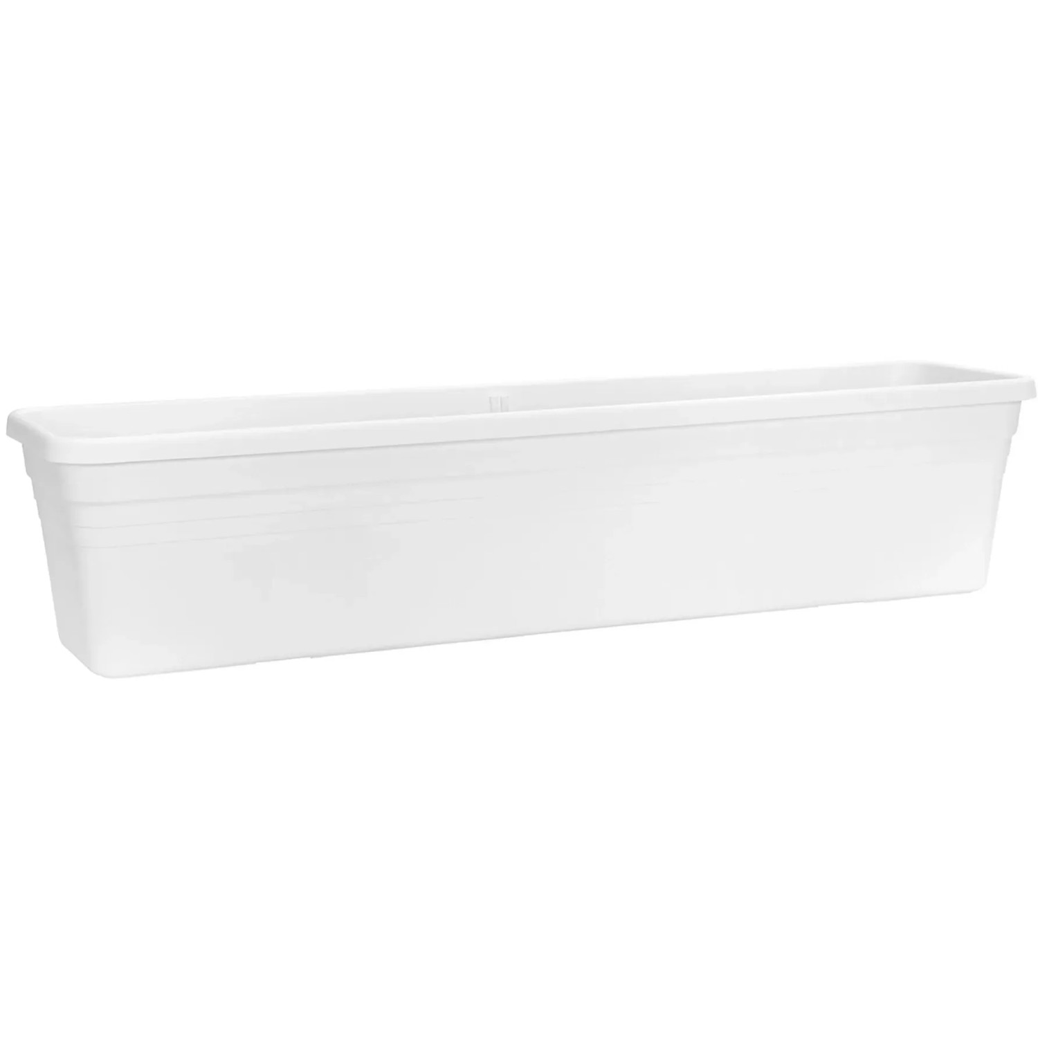 E-shop Ebertsankey Balkónový hrantík so zavlažovacím systémom biely 78 x 20 cm