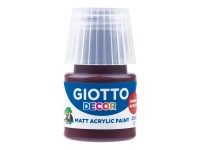GIOTTO Akrylová farba Decor Acrylic MATT hnedá, 25 ml