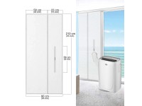 Tesnenie posuvných dverí pre mobilné klimatizačné jednotky