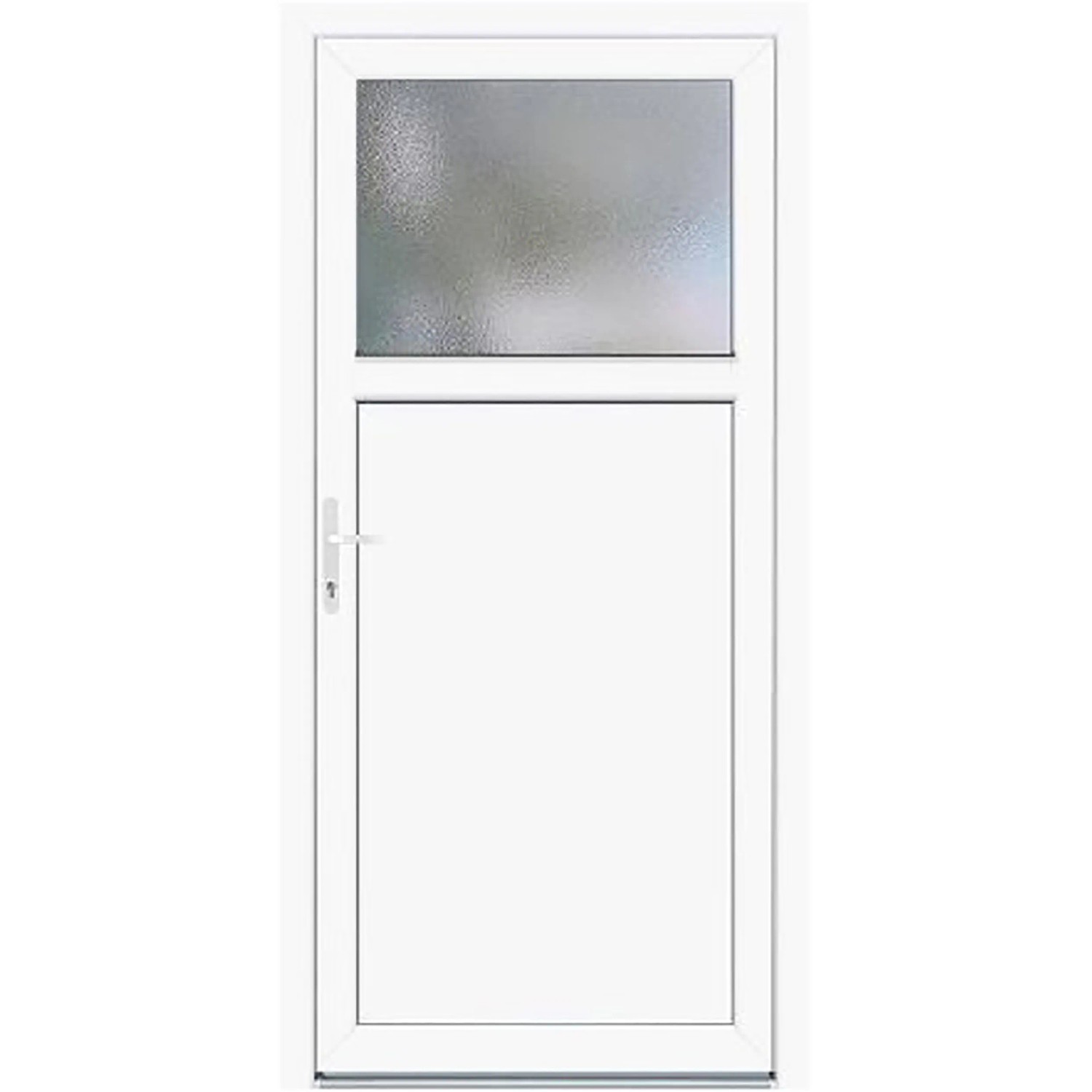 E-shop PANTO Plastové vedľajšie vchodové dvere K 301 biele 98 x 198 L