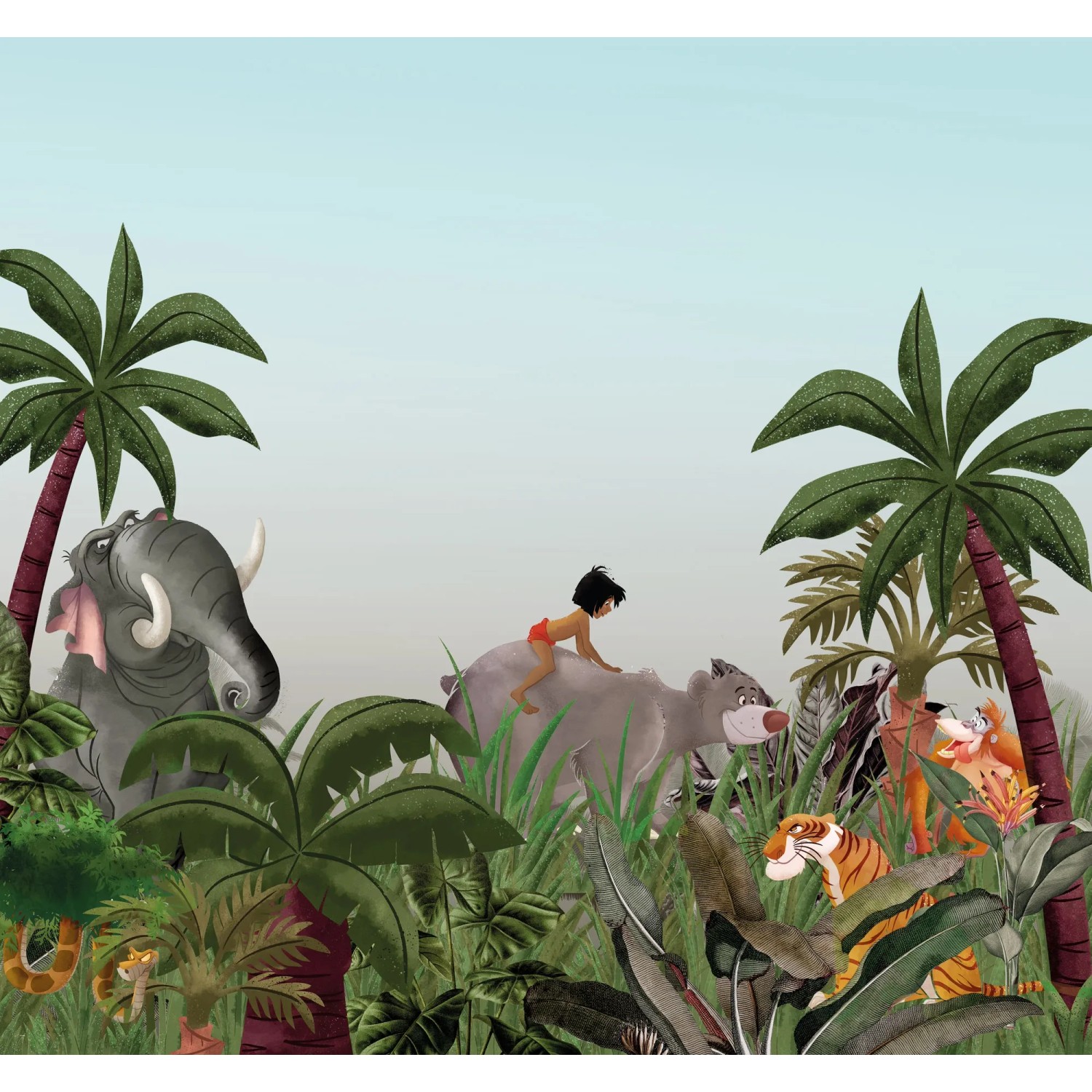 E-shop Komar Vliesová fototapeta Jungle Book 300 x 280 cm