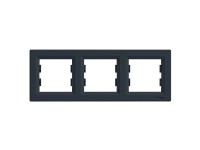 Schneider Electric Krycí rámček 3-násobný Asfora, antracit