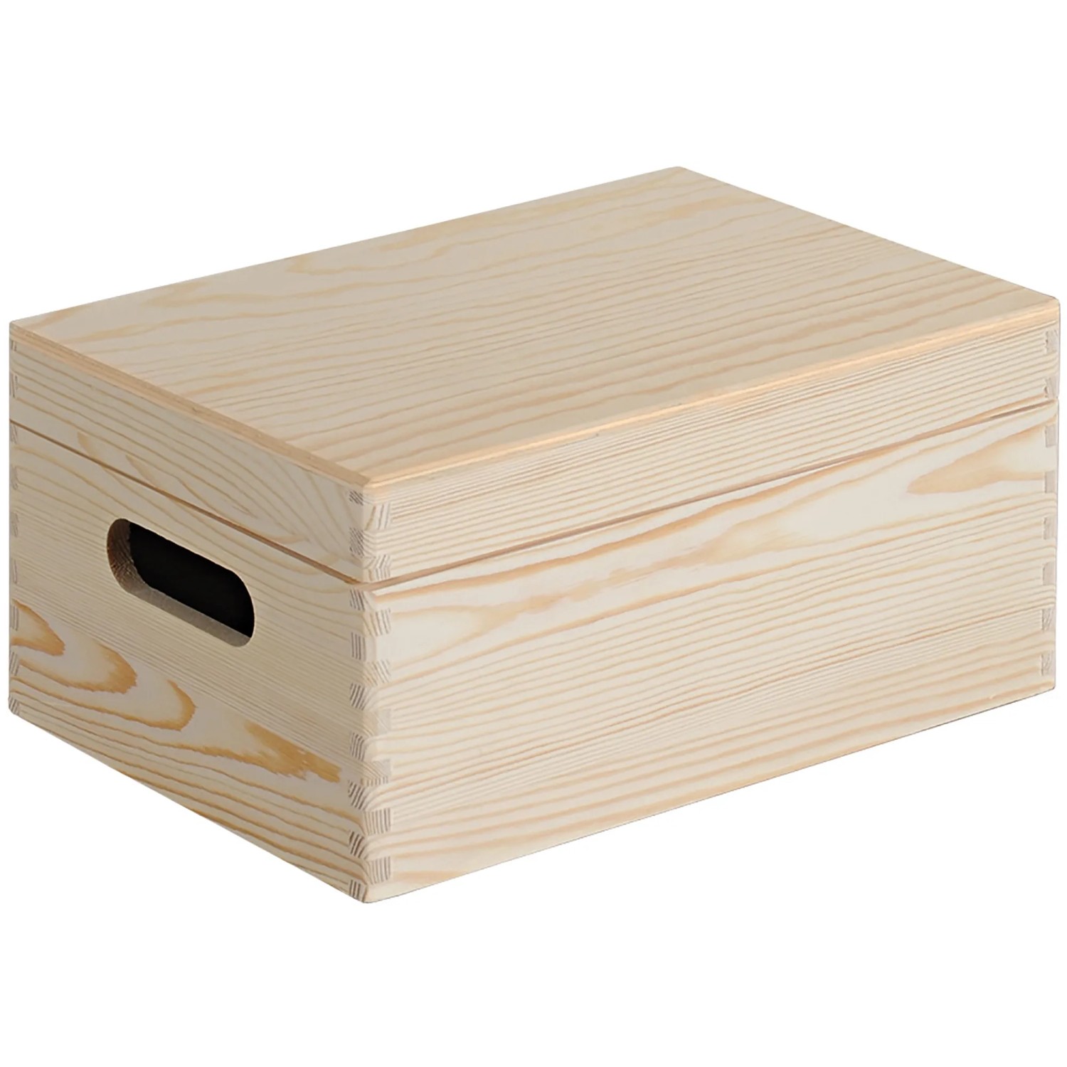 E-shop KESPER Viacúčelový skladovací box s výklopným vekom borovica 23 x 29 x 39 cm