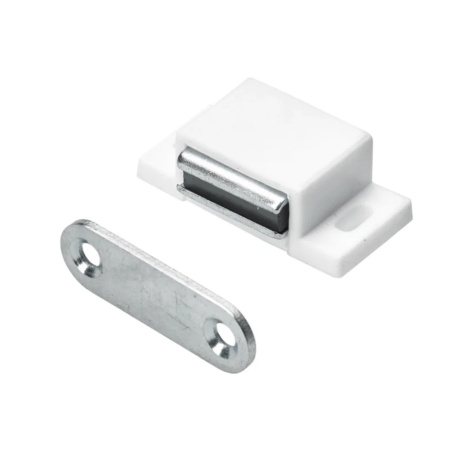 E-shop Hettich Nábytkový magnet, kov/plast, 5 kg, biela
