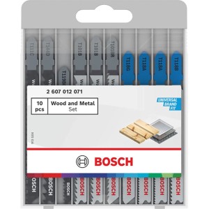Bosch 10dielna sada píl. plátkov pre priamočiar. píly Wood&Metal Set(2607012071)