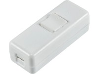 OBI Medzišňúrový vypínač 10 A, biely