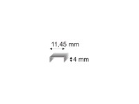 RON Spony čalúnnické 530/04 BL, dĺžka 11,45 x 4 mm, 2000 ks