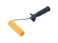 LUX-TOOLS Flockový valček 2K Softgrip 11 cm čierno - modrý