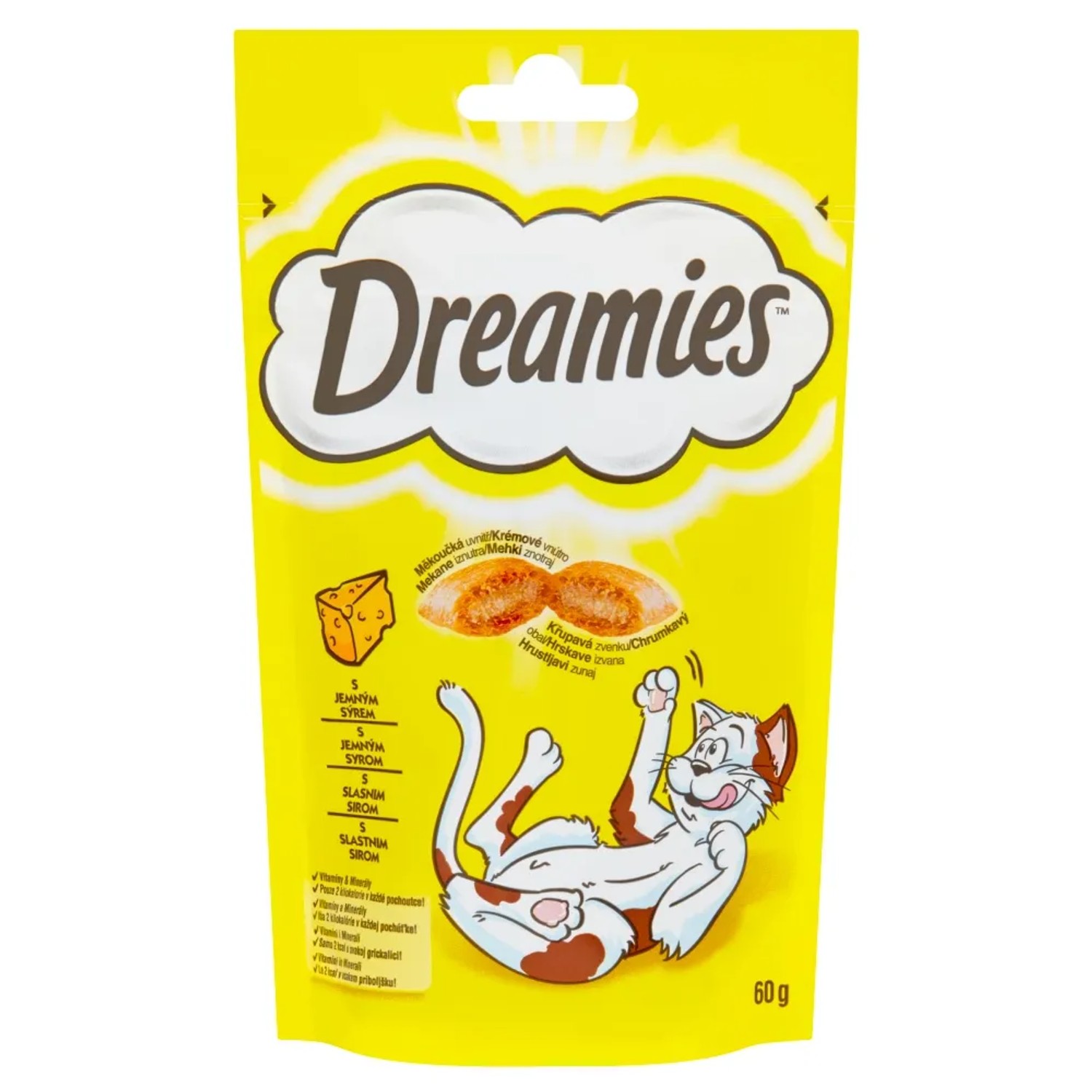 E-shop Dreamies Pochúťka pre mačky syrová 60 g