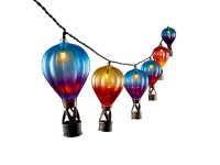MICA LED solárna reťaz s teplovzdušnými balónmi 5,8 m