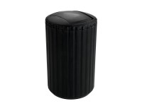 Allstar Odpadkový kôš s výkyvným vekom Minas čierny 3 l