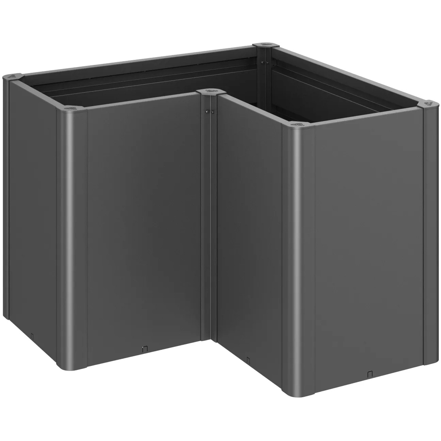 E-shop Biohort Vyvýšený záhon Belvedere Maxi L100 tmavo sivý, 102 x 102 x 53 x 77 cm