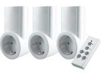 Súprava rádiového spínača 4-dielna biela