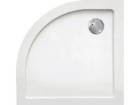 Sanotechnik Rohová sprchová vanička SMC SC9090R, štvrťkruh, 90 x 90 x 3,5 cm