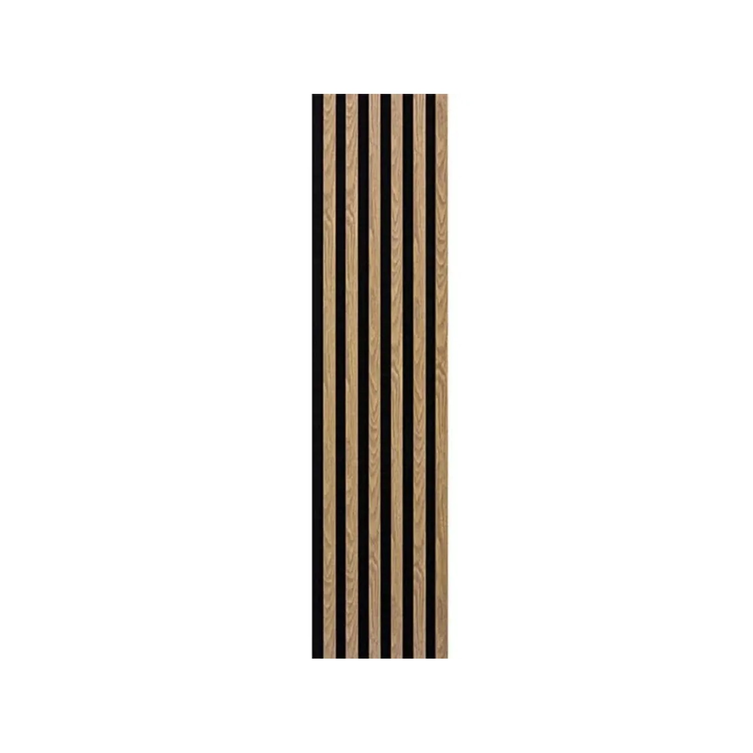 E-shop EGIBI Akustický panel čierna plsť / dub svetlý 270 x 30 cm