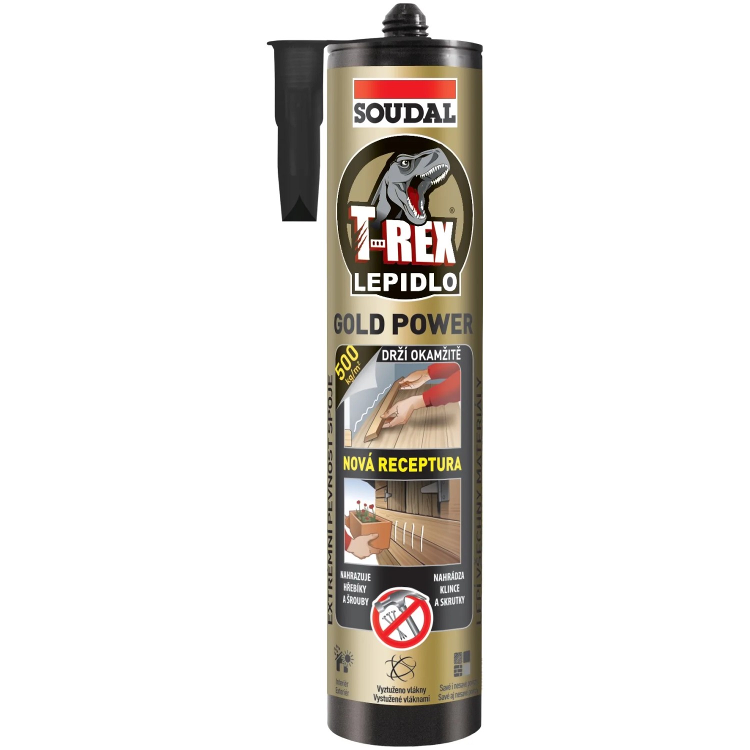 E-shop SOUDAL Montážne lepidlo T-REX GOLD POWER 290 ml