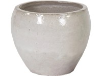 Mega Collections Kvetináč Glazed Belly biela pr. 38 x 32 cm Mega Collections Kvetináč Glazed Belly biela pr. 38 x 32 cm