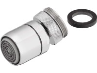 Regulátor prúdu vody Cascade SLC AC PCA s guľovým kĺbom M22 x M24 pochrómovaný