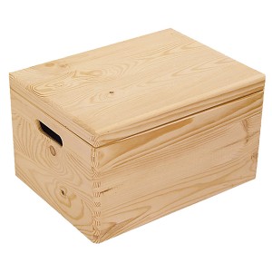 Kesper univerzálny box z borovice s vekom, 8,4 l, s držadlami.