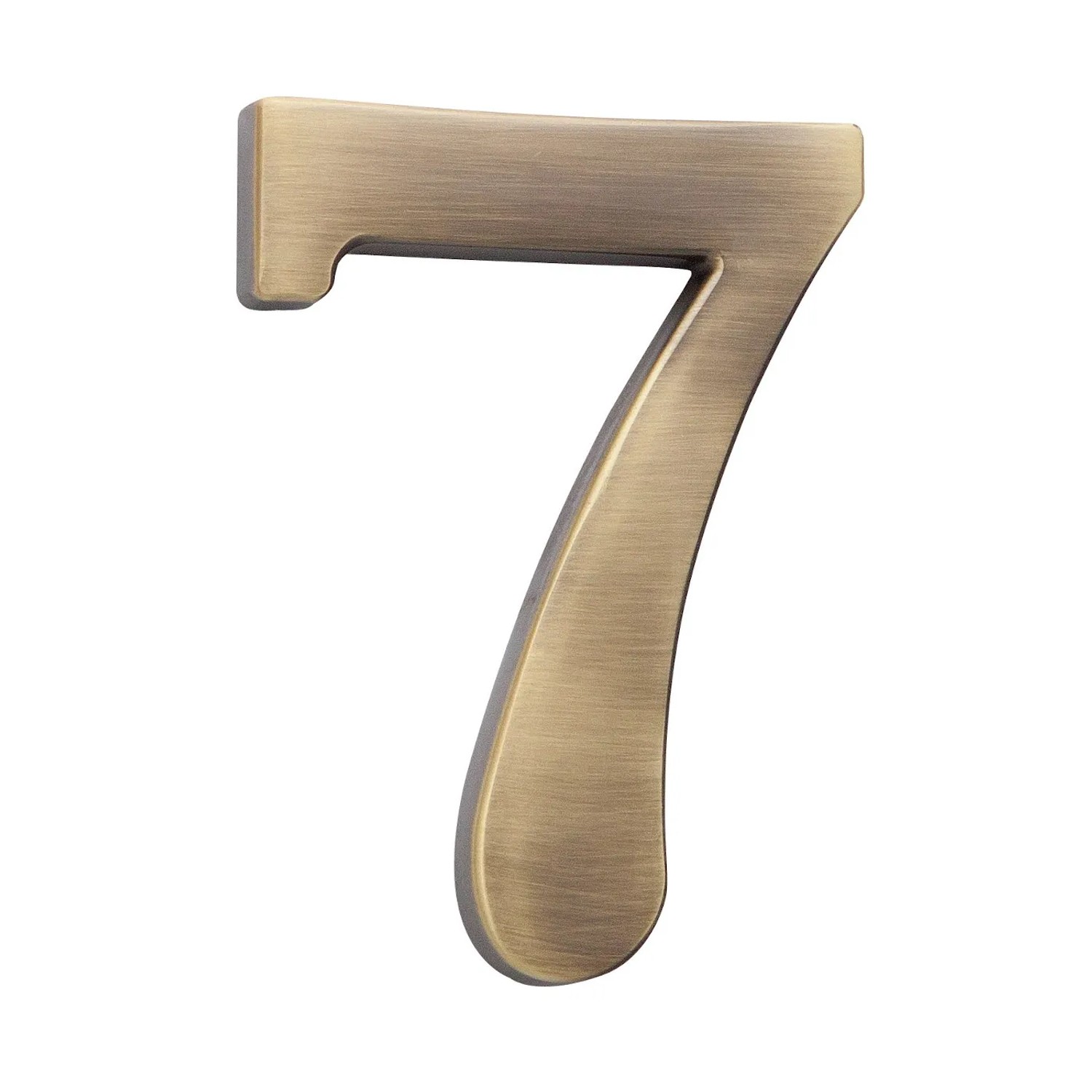 E-shop COBRA Číslica 7 - 10 cm, česaný bronz