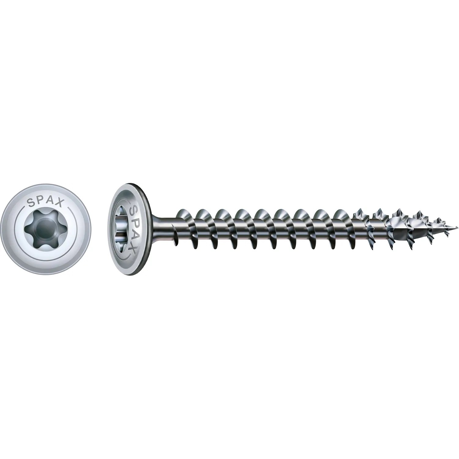 E-shop Spax Skrutka tan.hlava Hi.Force T-Star+ T30 4CUT čiast.závit Wirox 6x80 mm 24 ks