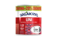 BALAKRYL Univerzálna farba na kov a drevo UNI LESK 1000 biela 0,7 kg + 20 % BALAKRYL Univerzálna farba na kov a drevo UNI LESK 1000 biela 0,7 kg + 20 %