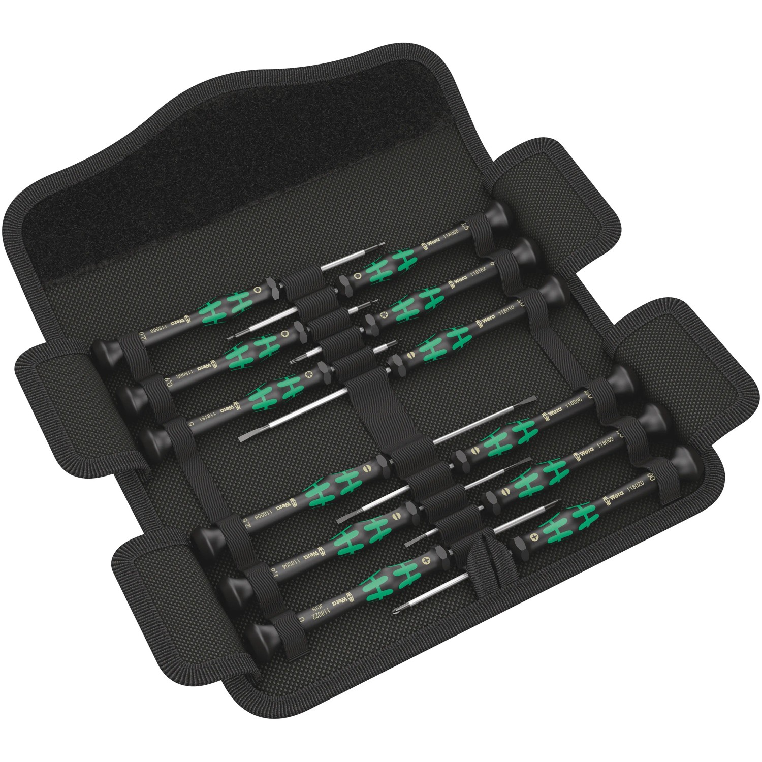 E-shop Wera Sada skrutkovačov pre elektroniku Kraftform Micro 12 Universal 1, 12dielna