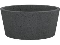 Scheurich Kvetináč v tvare misky C-Cone priemer 39 cm Stony Black