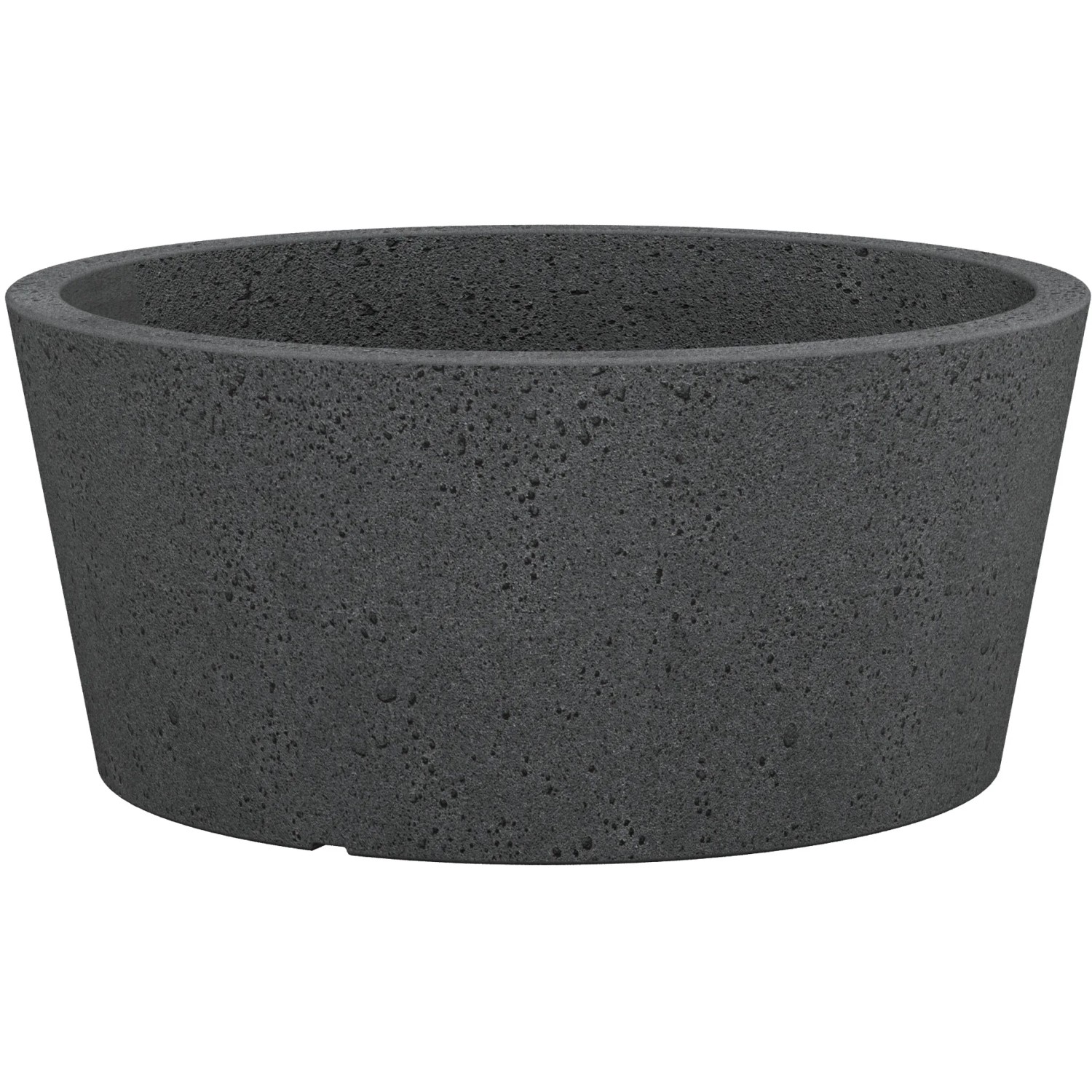 E-shop Scheurich Kvetináč v tvare misky C-Cone priemer 39 cm Stony Black