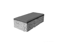DITON Zámková dlažba Parketa AQUAPORE 6, čierna, 20 x 10 x 6 cm