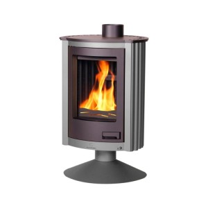 HS Flamingo Krbové kachle Masterflamme PICCOLO II sivá 596 x 1030 x 570 mm