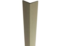 Arcansas Uhlový profil PVC imitácia dreva, svetlý, 20 x 20 x 1000 mm