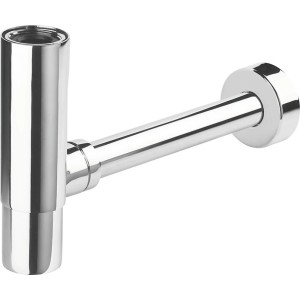 Dizajnový sifón baliv DS-3410, chróm, pre umývadlá.