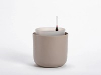 Plastia Samozavlažovací kvetináč Tolita taupe pr. 16 cm