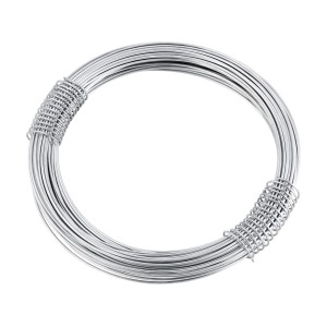 Pozinkovaný viazací drôt, 1,4 mm Ø, 20 m rolka, strieborná farba, pre záhradné a kutilské práce.