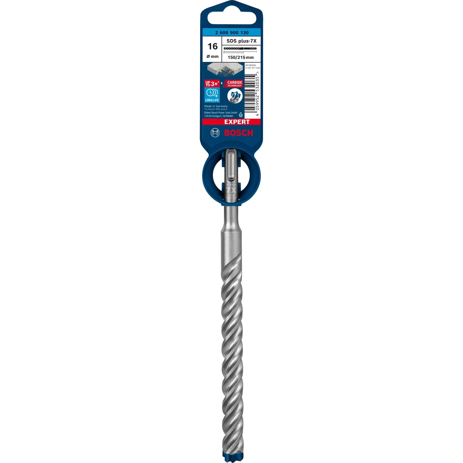 E-shop Bosch Vrták do betónu Expert SDS Plus-7X, pr. 16 x 150/215 mm