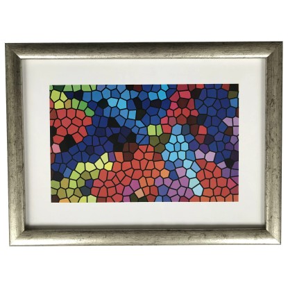 Bondecor Fotorám plastový, lišta 16,11 mm, strieborný, 15 x 21 cm