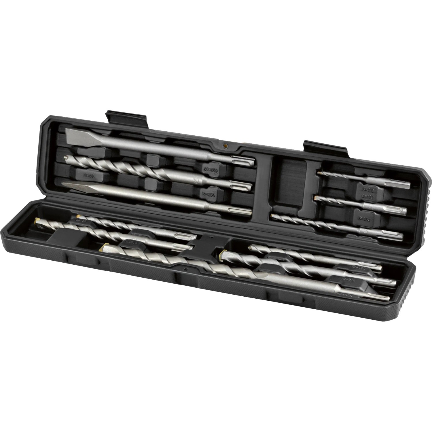 E-shop LUX-TOOLS Súprava vrtákov a sekáčov SDS-Plus 11-dielna