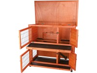 Trixie Koterec pre malé zvieratá Natura 116 cm x 111 cm x 65 cm hnedý