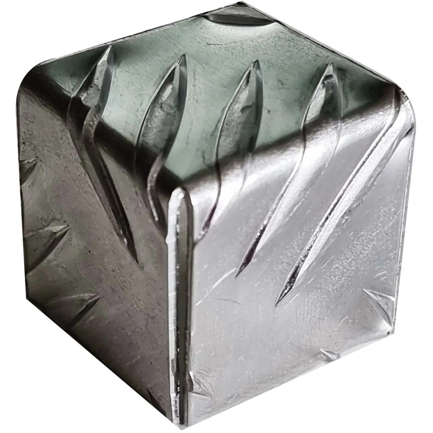 E-shop Arcansas Uhlový profil hliníkový prírodný s razbou 36 x 36 x 1000 mm