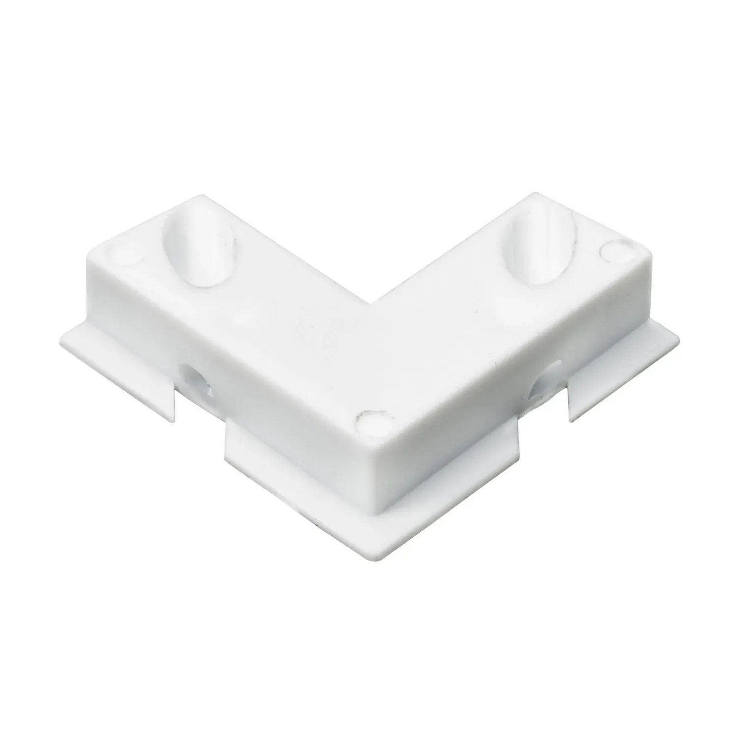 E-shop Hettich Rohová spojka pre šuplíky a chrbtové panely, biela, 4 ks, 35 x 35 x 8 mm