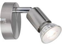 Paulmann Bodové svietidlo Carolina 1 x 10 W GU10 matný nikel 230 V kov